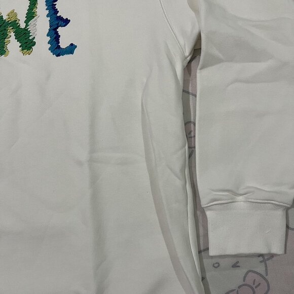 Loewe White Sweatshirt With Colorful Logo Print - Picture 5 of 7